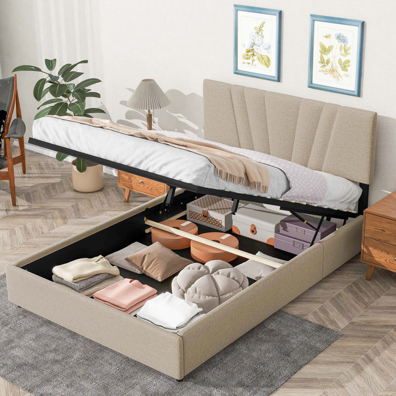 Braymer storage platform bed ebern designs discount